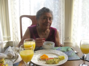 Nana at Breakfast!